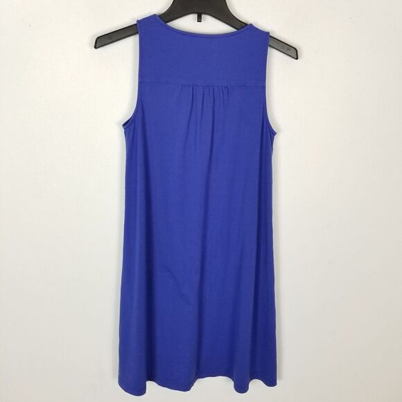 Lilly Pulitzer Women's Blythe Dress Mini Dress Size XS Blue Sleeveless Popover - Picture 3 of 6